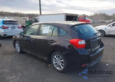 2012 Subaru Impreza 2.0I Premium from USA, damaged, VIN JF1GPAB66CH226217